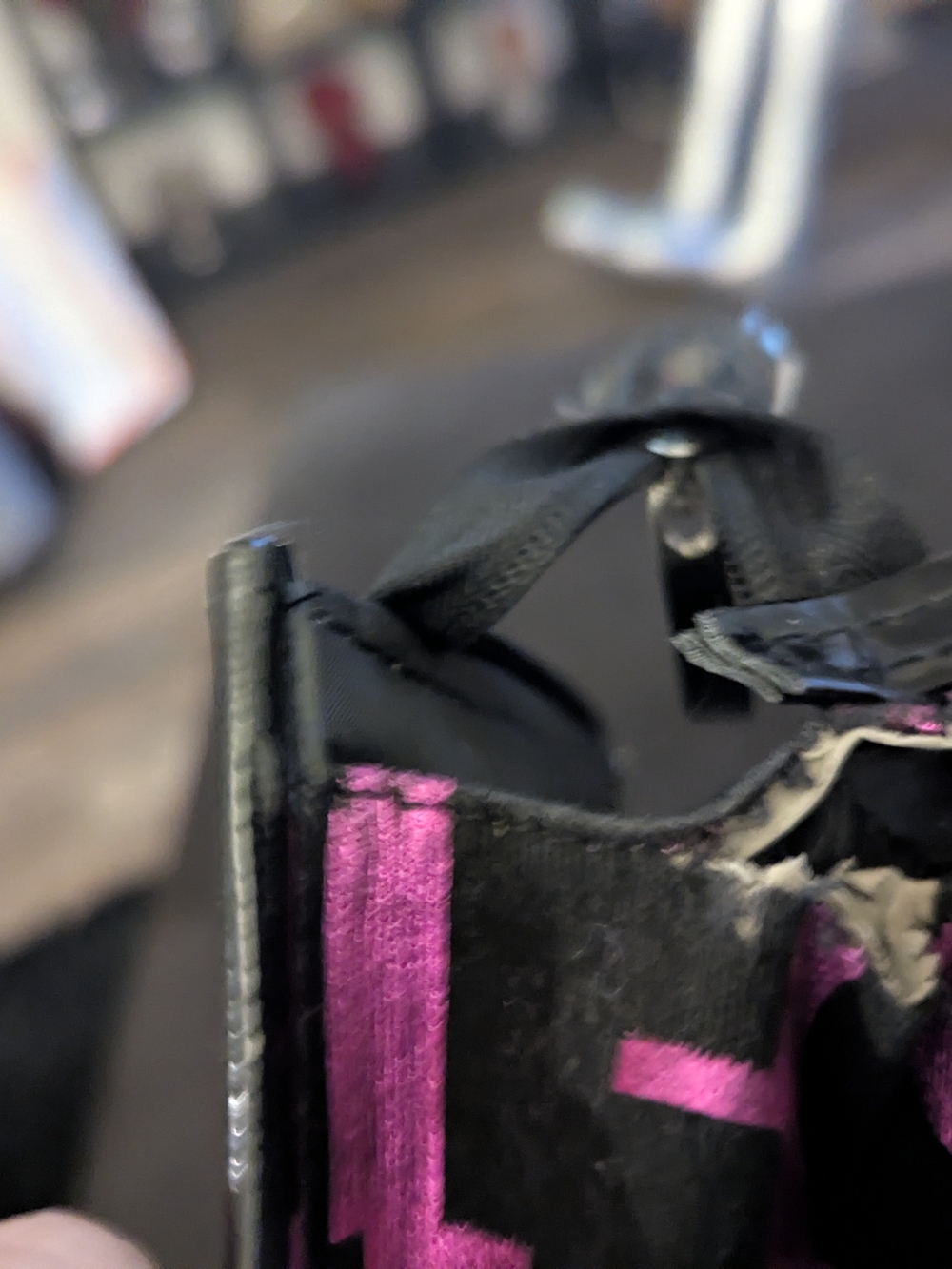 Las Vegas Pink & Black Crossbody Bag - Picture 6 of 7